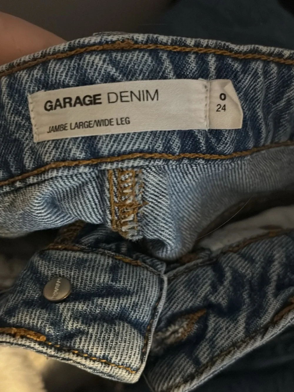 Garage Women's Wide-Leg Jeans Size 0/24 US - Picture 3 of 3